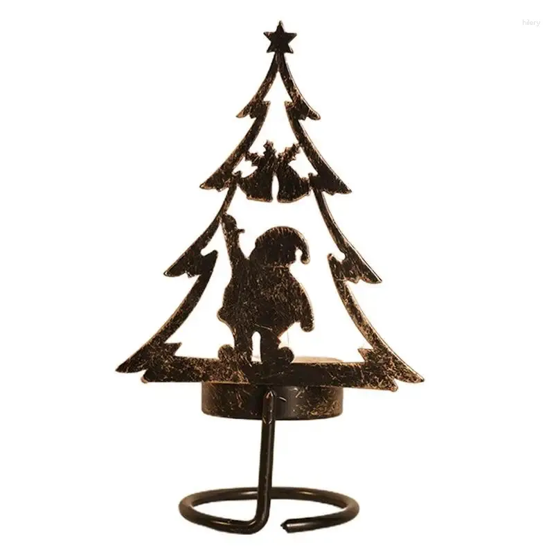 Candle Holders Christmas Tree Tealight Holder Tea Light Centerpiece For Home Table Wedding Parties Bedroom
