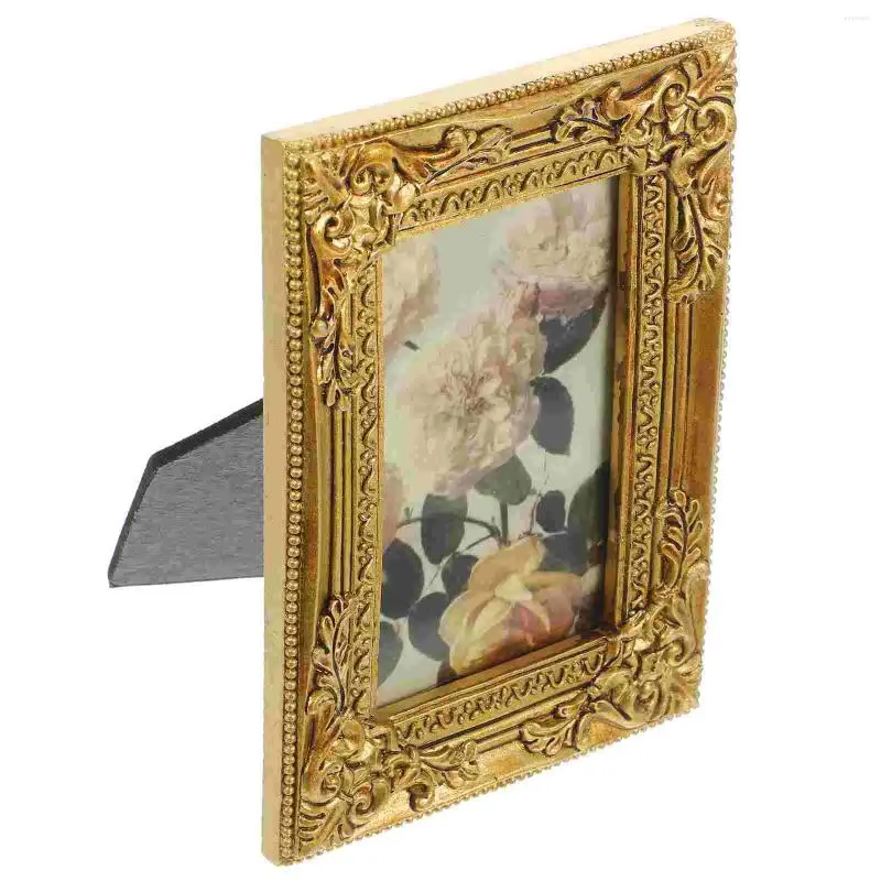 Frames Picture Resin PO Bureau de bureau Rectangle Decorative Home Retro