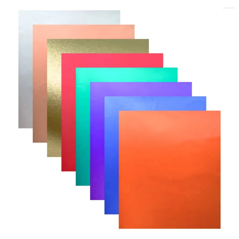 Fensteraufkleber 8 verschiedene Farben 12 "x10" Klebstoffblatt Blatt für die meisten Arten von Schneidmaschinen Schild Car Cup Decal Decal Aufkleber verwendet
