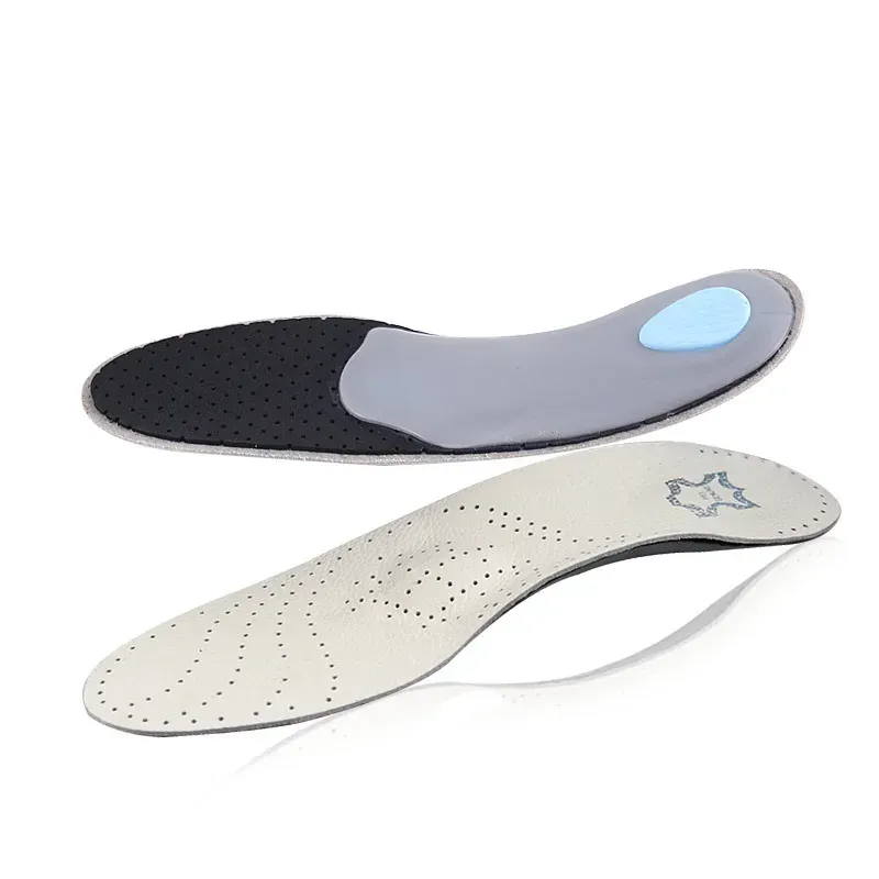 안창 정형 외과 안식품 신발 밑창 밑창 밑창 밑창 밑창지지 OX LEG CRESURCERT ORTHOTIC INSOLE GEL CUSHION SHOE PAD COWIGHIDE 가죽