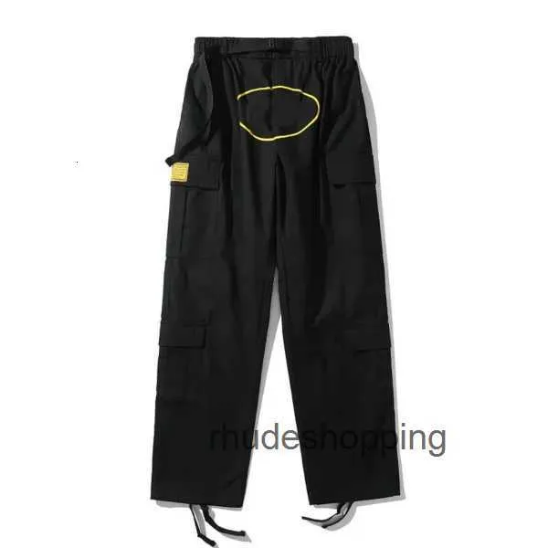 Mens Pants Designers Cargo Harajuku Casual Loose Straight Wide Leg Trouser Streetwear Y2K Pant Retro Street Trend Overallsdr5R