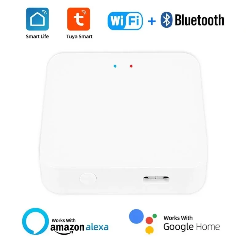 Lock Tuya Smart Electronic WiFi Control Gateway Hub Bluetooth Gateway Control Alexa Google Home