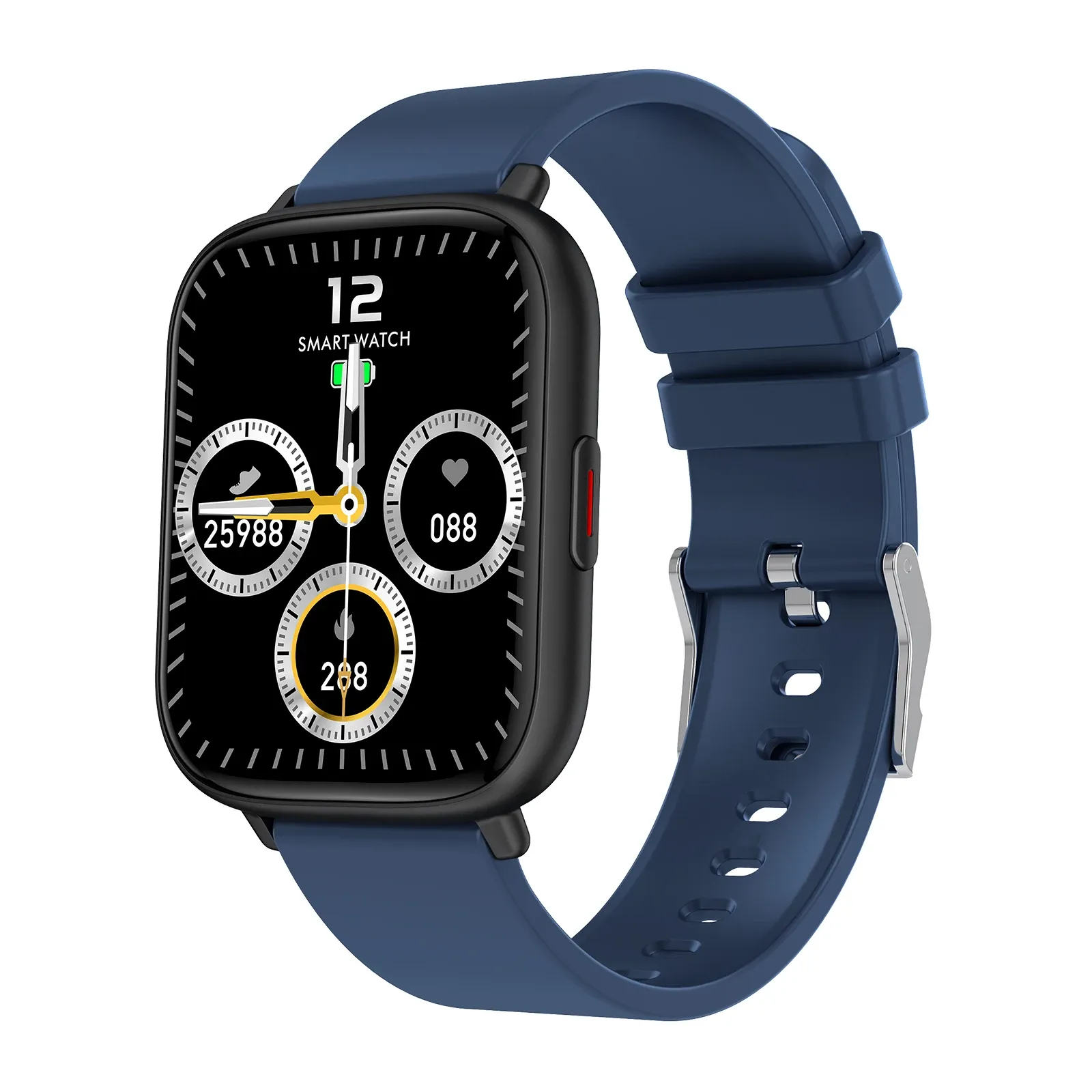 Armband Q9 Pro Smart Armband 1.85 '' Fulltouch stor skärm i realtid Kroppstemperatur Monitor Hälsoövervakare Sport Smart Watch Men
