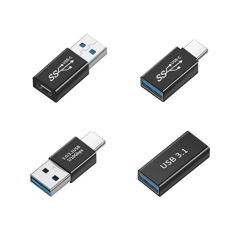 Adaptateur de type C à USB 3.0 OTG USB C à type C Femelle à Femelle Connecteur de convertisseur ALLINIM ALLIAGE POUR OTG USB C à TYPE C FEMEL