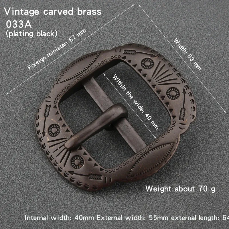 Abbeytops Half Roller Buckle – Metal – For Bag Making & Leathercraft
