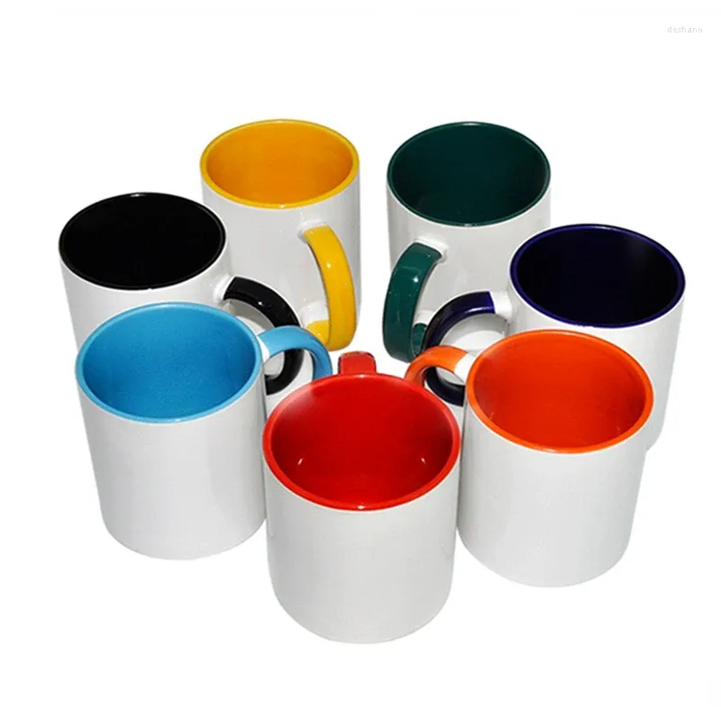 Tasses tasses à café pur imprimé pur céramique