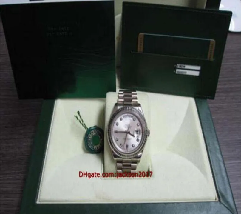 Regalo di Natale orologi da polso di alta qualità orologio da uomo 41mm 18k bianco oro II Modello 218239 Diamond Diamond Diamond5330520