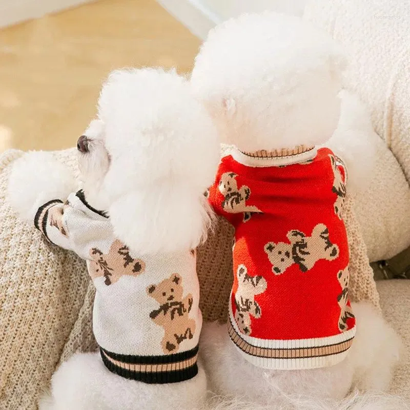 Abbigliamento per cani classico maglione invernale con abbigliamento da gatto da compagnia calda con abbondante Accessori per abiti per Natale adorabili
