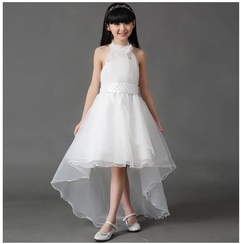 Robes de meilleure qualité Robes de fille de fleur en tulle blanc pour les mariages