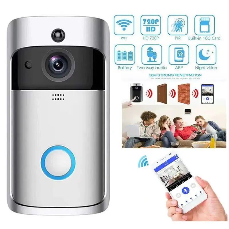 Campanello wireless smartbell fotocamera per campana