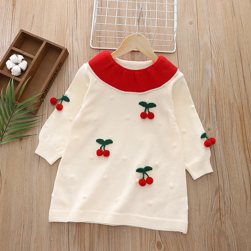 Sweater Dress 6T Girl Double Breasted Turn-down Collar 100% Cotton Woolen  Knit Autumn Winter from Dhgate Clothing Sets - price 70.36