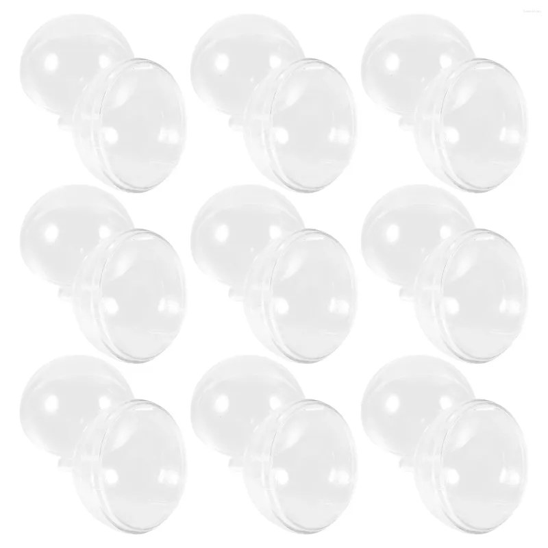 Flores decorativas 95 PCs Torus de chocolate Truffle Candy Candy Copo Clear Muffin Suporte de acrílico Decor transparente de plástico de invólucro