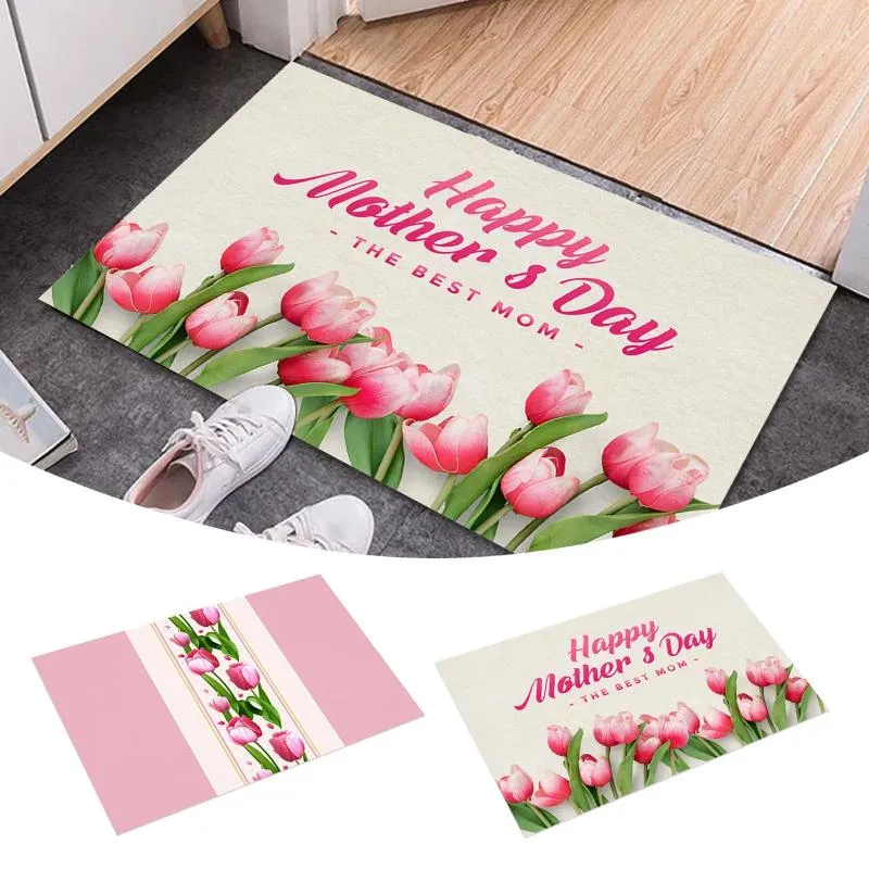 Carpets Mother's Day Carpet Floor Mats Indoor And Outdoor Decorative Door Shag Blankets Throws