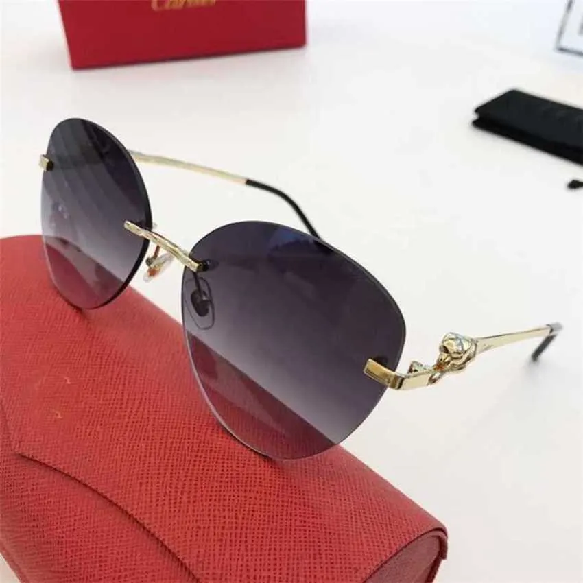 High quality fashionable sunglasses 10% OFF Luxury Designer New Men's and Women's Sunglasses 20% Off Panther Men Women Oval Glasses Lepoad Eyewear