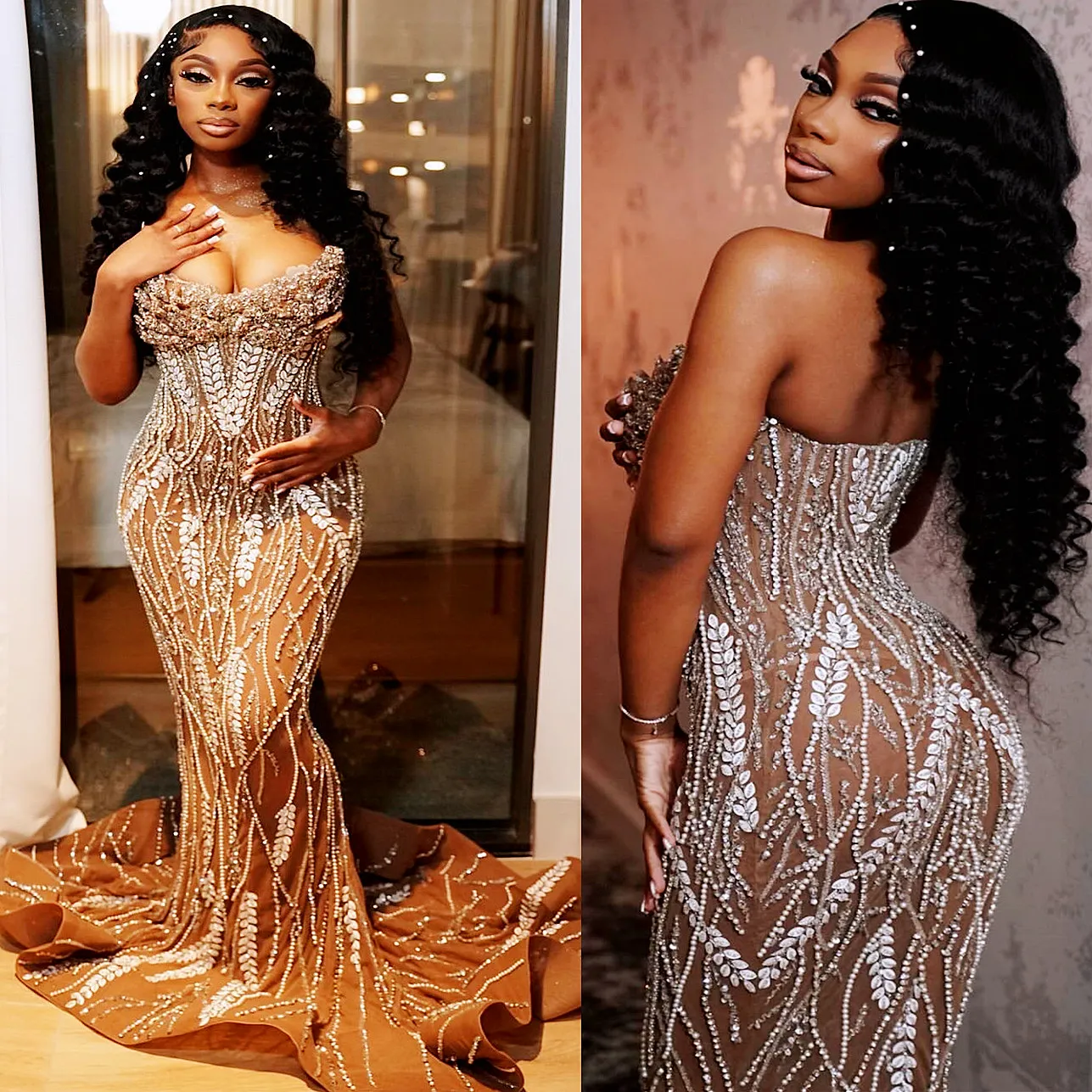 honey gold prom dress Zapakasa Women Metallic Satin Gold Prom Dress with Slit A Line Pleated V  Neck Long Formal Dress main image 0