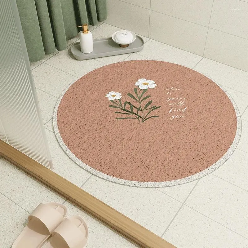 Carpets Circular Bathroom Anti-skid Mat Shower Wire Ring