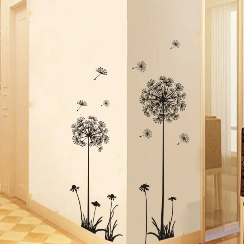 Hot Black Room Chambre Sticker Wall Stickers Momeding Odorment décor.Décalcomanies Mural Art Affiche sur le mur