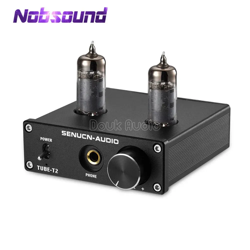 Amplifier Nobsound Mini Valve Tube Headphone Amplifier Low Ground Noise HIFI Integrated Stereo Amplifier Audio PreAmp