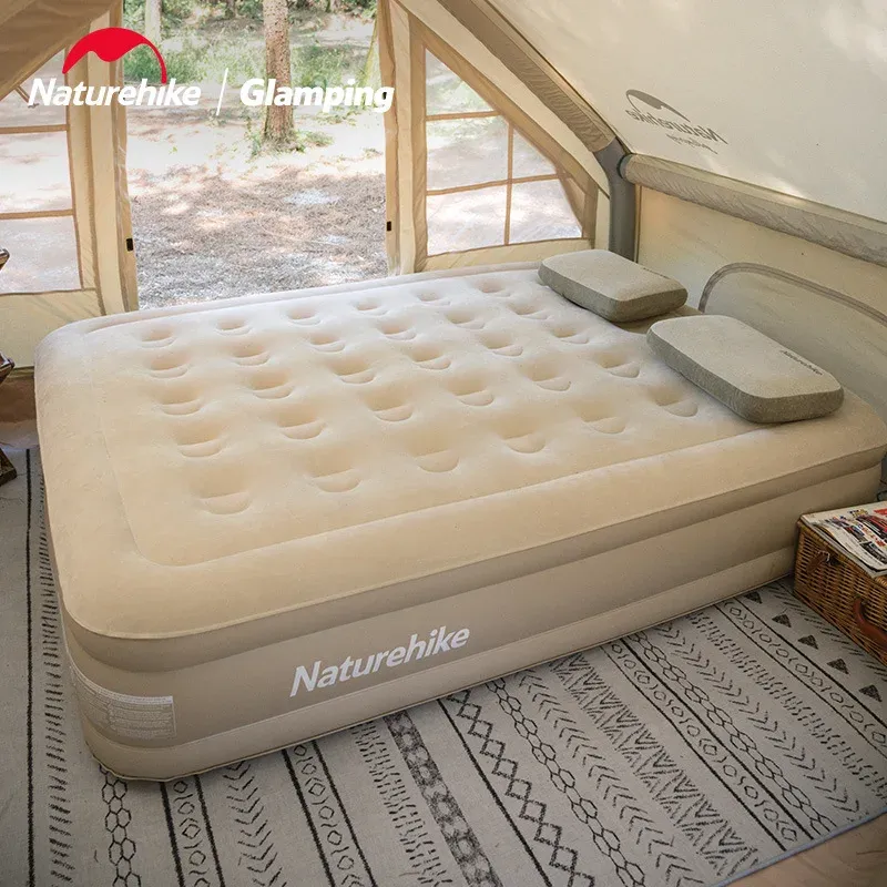 Gear NatureHike Satış Otomatik Iatable Yatak Tembel Hava Yatak Yatak Açık Kamp Çadırı Iatable Kalın Sessiz Nem Geçirmez Pedi
