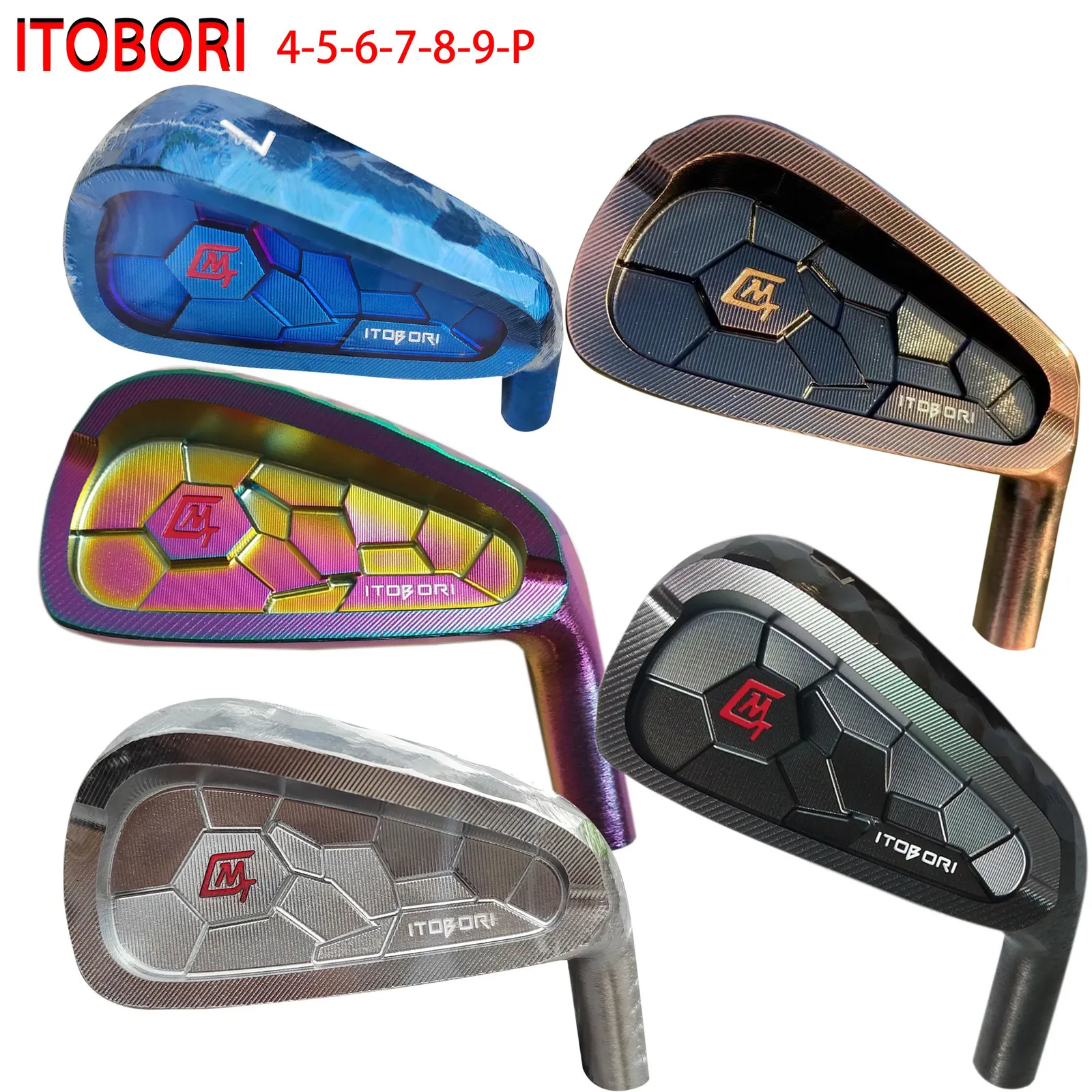 Itobori Iron Set Mens Golf Club Carbon Steel CNC Capity Set Itobori Golf Clubs＃4-＃P 7PCS 240326