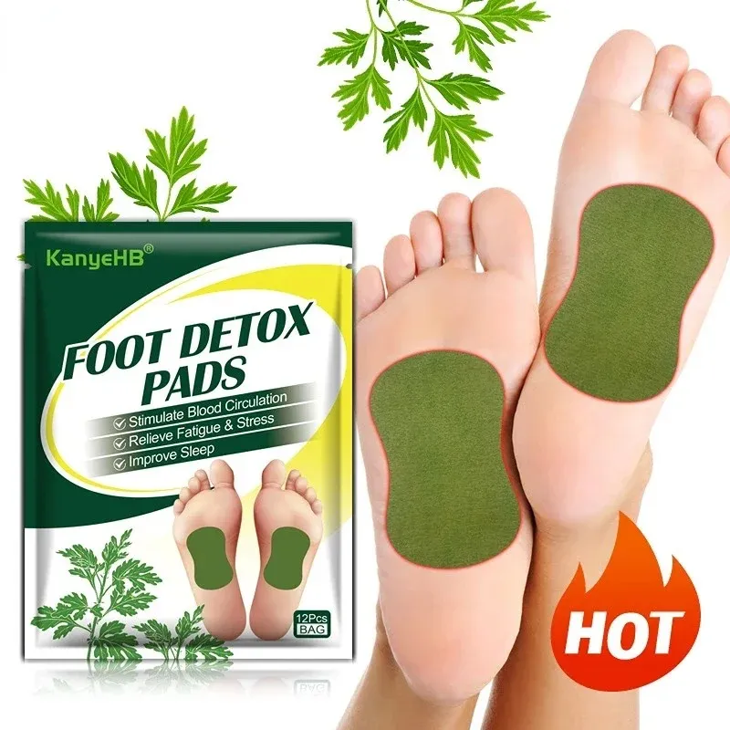 12шт детоксикационные пятна детоксикации токсинов для ног