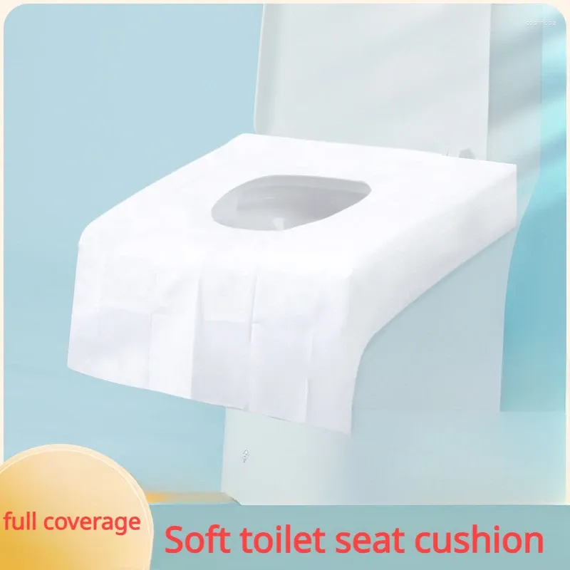 Toilet Seat Covers Disposable Mat Portable Waterproof Soluble Water Cover For Travel Camping El Bathroom Accessories