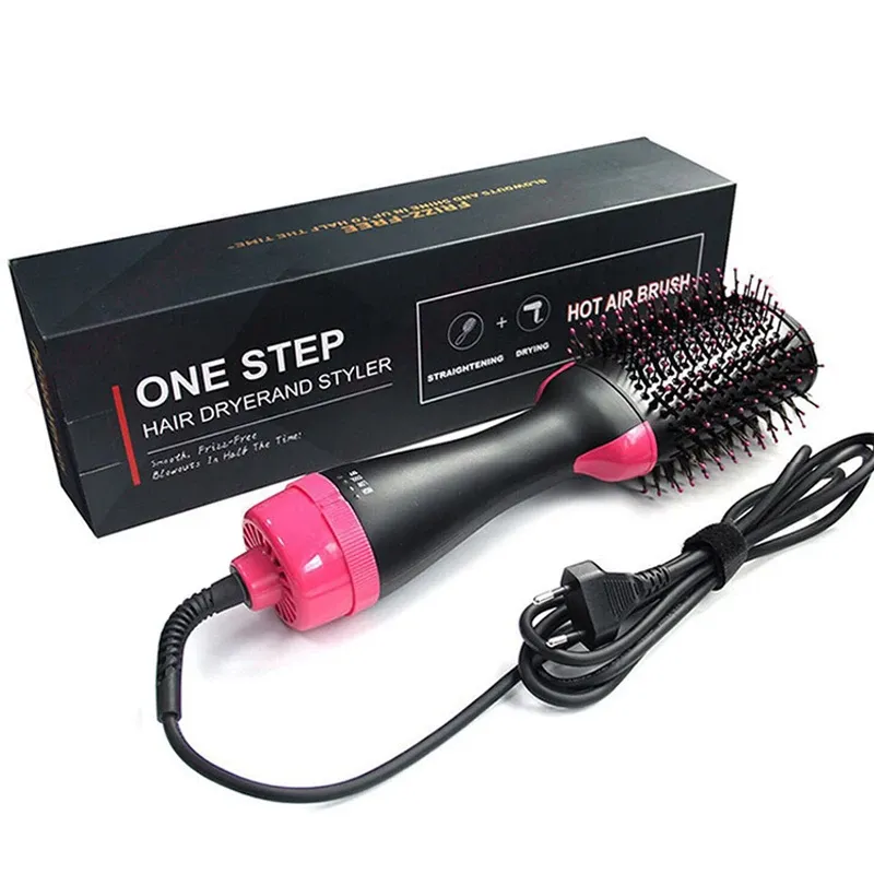 Drogers nieuw 3 in 1 multifunctionele haardroger Volumizer roterende hete haarborstel krulterkruler roller roteren styler kam styling krultijzer