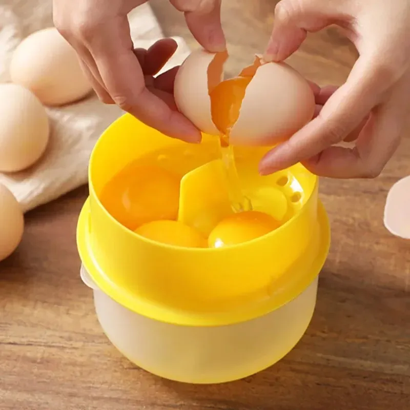 Egg Separator Egg White Yolk Separator Cooking Gadgets and Baking Accessories Home High Capacity Kitchen Tools Cooking Gadgets1. Egg separator kitchen gadget