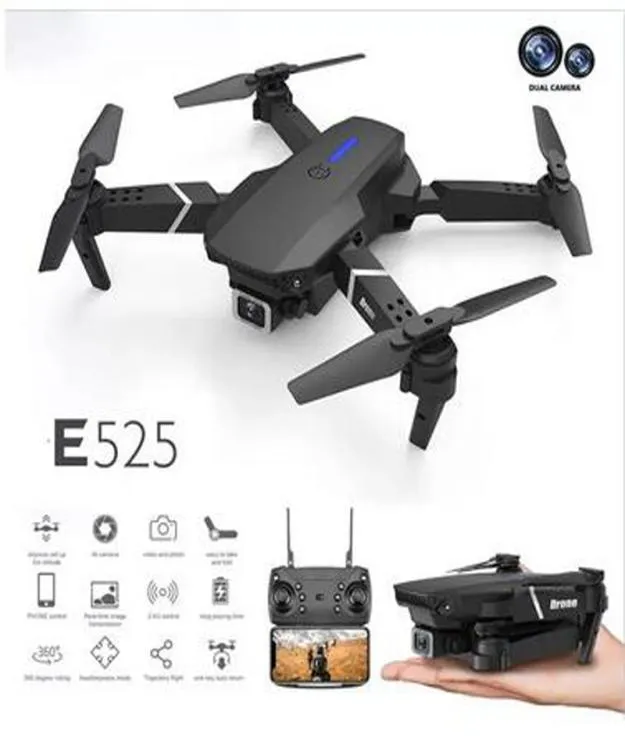 Dropship LSE525 4K HD Dual Lens Aircraft Mini Drones 24G WiFi 1080p Realtime Transmission FPV Drone Cameras Foldable RC Quadcop5866812