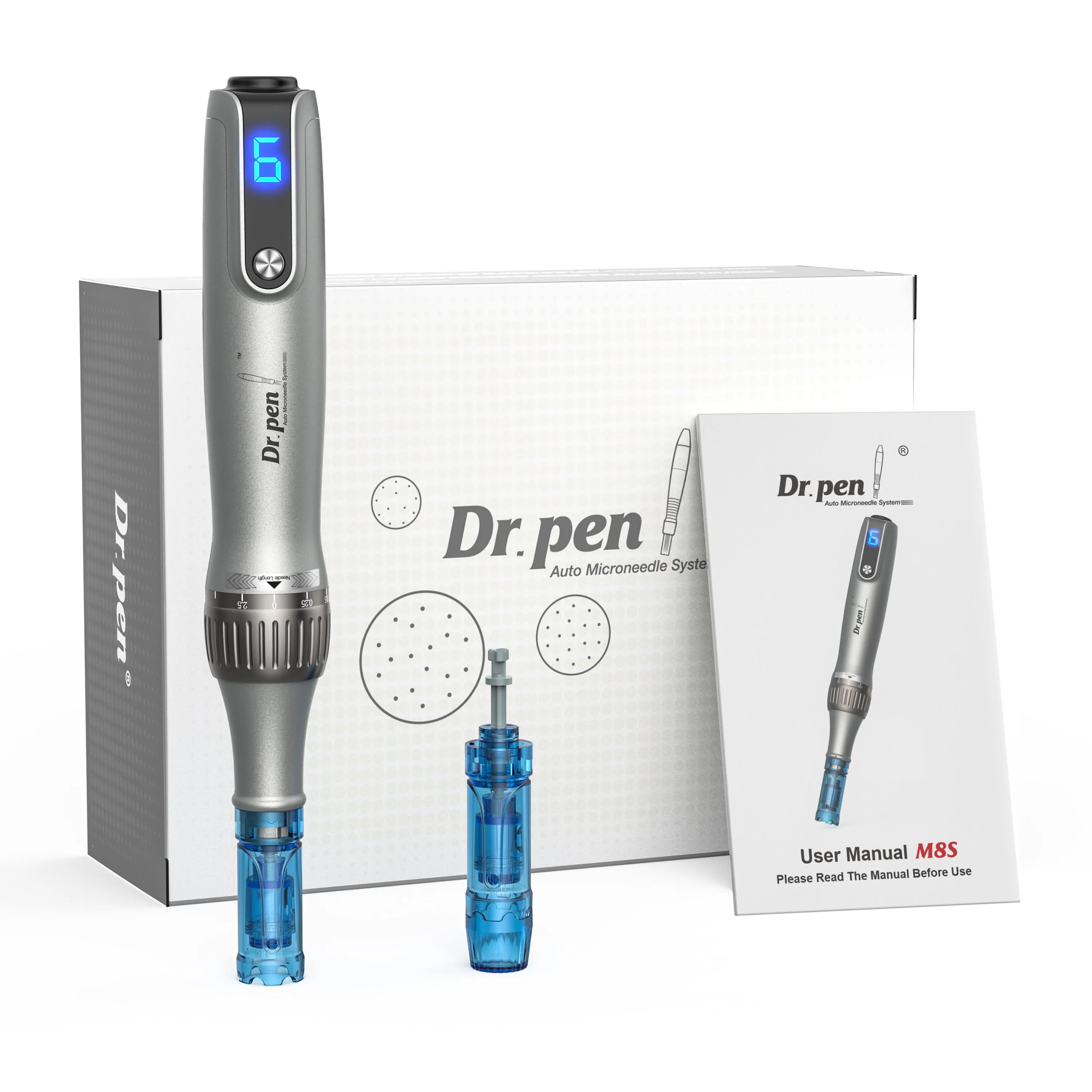 DR PEN M8S MICRONEEDLING 무선 DERMA PEN 마이크로 바늘 DR PEN WRINKLE RINKER 리무리 페이셜 피부 뷰티 케어 케어 Dermapen