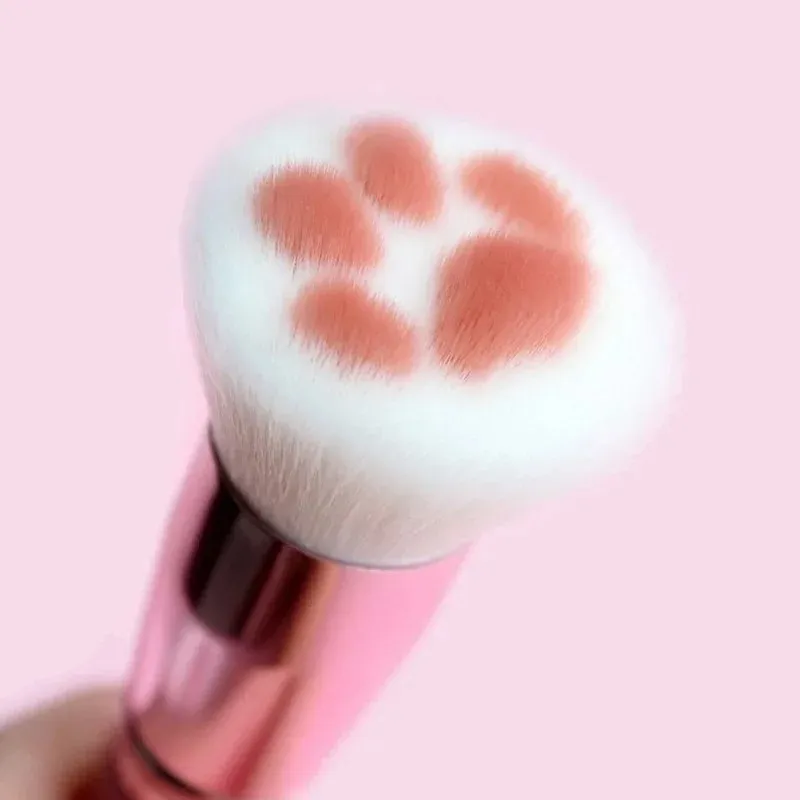 2024 Cat Claw Shape Makeup Brushes Brushes mignonnes poudre.