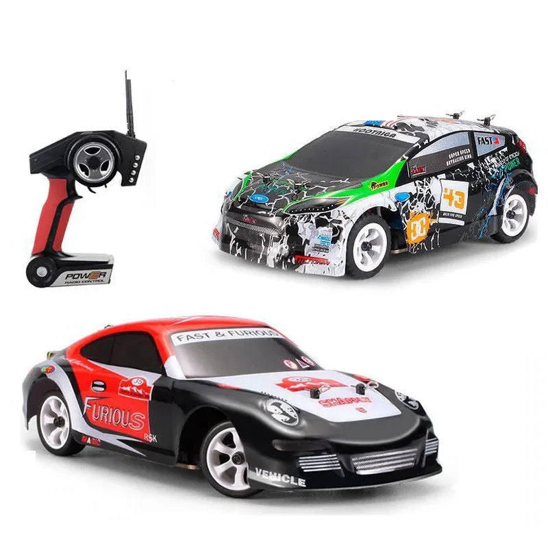 wltoys K969 K989 1 28 RC CAR 4WD 24Gリモートコントロール合金RCドリフトレース高速30kmhオフロードラリー車両おもちゃ240327