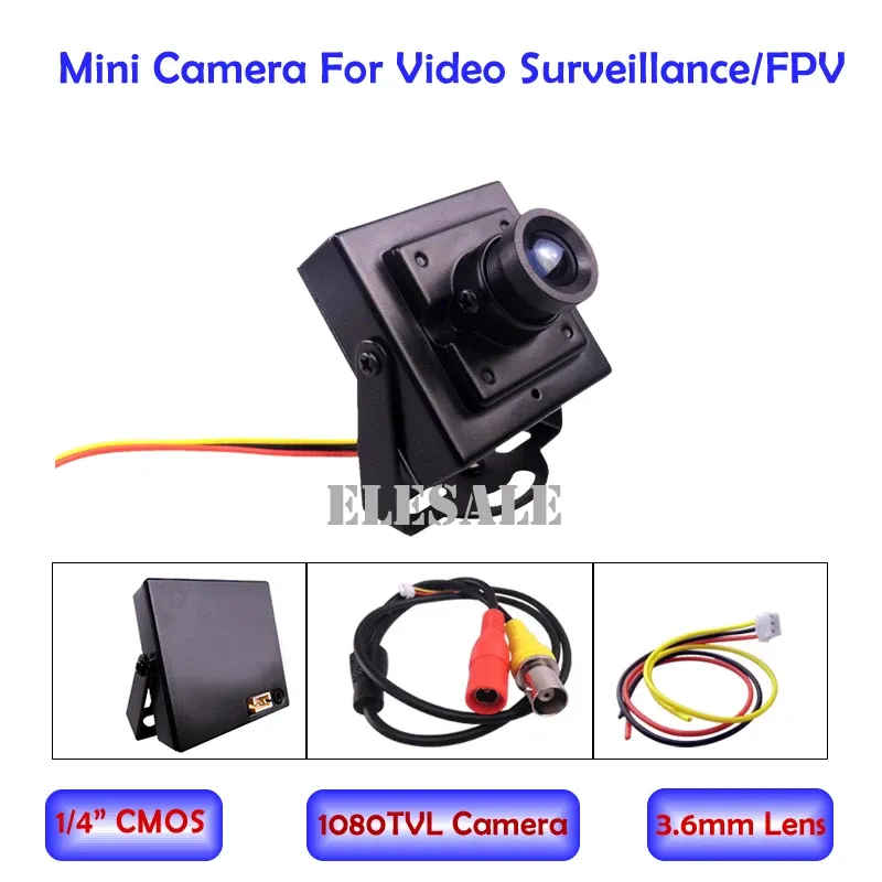 Câmeras 1/4 "3,6mm 1080tvl Câmera Mini para segurança de segurança doméstica Câmera de vigilância CCTV FPV FOTO AERIAL DRONE DRONE