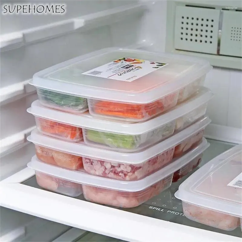 Storage Bottles Clear Plastic Refrigerator Organizer Fresh-keeping Sealed Compartment Box Vegetable Case Container Crisper