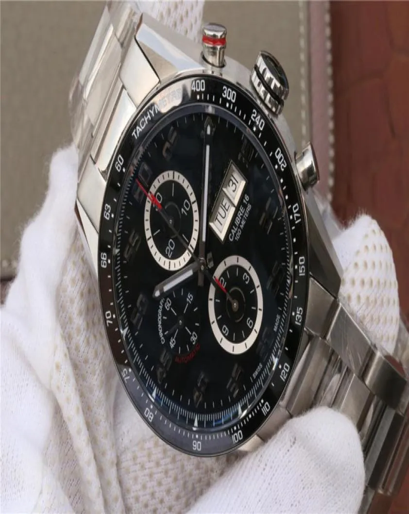 V6 CV2 RELOJ de LUJO CAL16 Automatische mechanische timing Multifunctionele beweging Luxury Watch 43 mm Designer Watches7788042