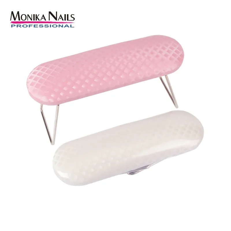 Reste Oreiller à main de l'art à nails doux avec stand rose de support de support Coussin de main