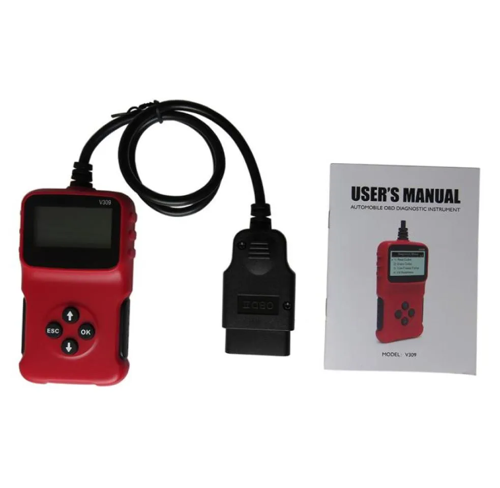 ELM327 V309 CAR OBD2 SCANNER OBDII Auto Diagnostictools Schnittstelle ELM 327 OBDII OBD 2 CODE LESER