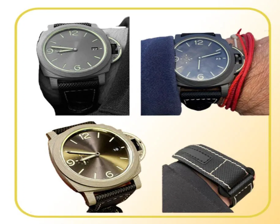 24 -mm -Nylonfaser Noctilcent Watch Band Fit für PAM 01662 01119 Hochwertige Armbänder Hakenschleifengurt Männer to9023855