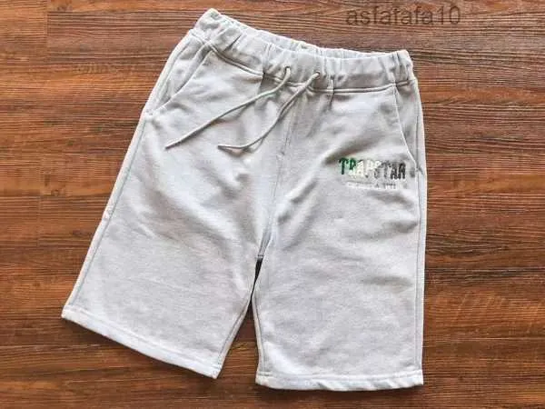 Trapstar Herren T-Shirt und Shorts Casual Fashion Sticked Set Set Sleeve Tops Letter Cotton S-XL B1RG
