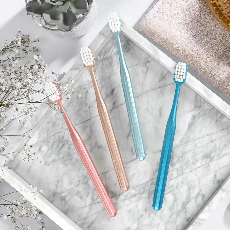 New Oral Hygiene Care Ultra-fine Soft Hair Eco Friendly Portable Travel Tooth Brush Fiber Nano Fiber Soft Hair Toothbrush Wave