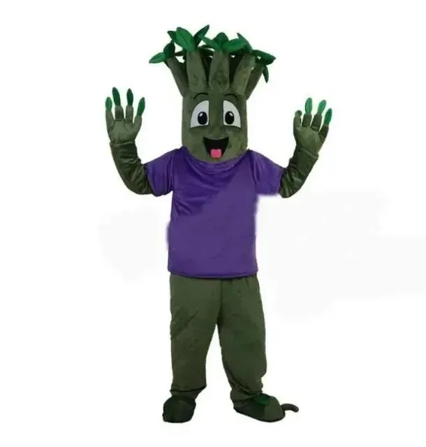 2024 Halloween Tree Plant Maskottchen Kostüm für Party Cartoon Charakter Maskottchen Verkauf kostenloser Versandunterhaltungsanpassung