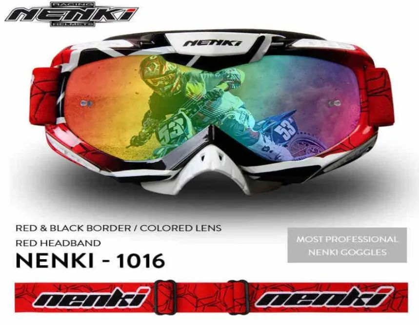 Nenki Lunettes Glasshi di motocross uomini Moto Donne motociclette Goggles Casco occhiali fuori strada by bici di sporcizia atv mx bmx dh mtb occhialini8221957