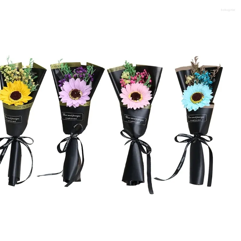 Decorative Flowers Birthday Gift For Her Eternal Flower Teacher's Day Mother's Mini Bouquet