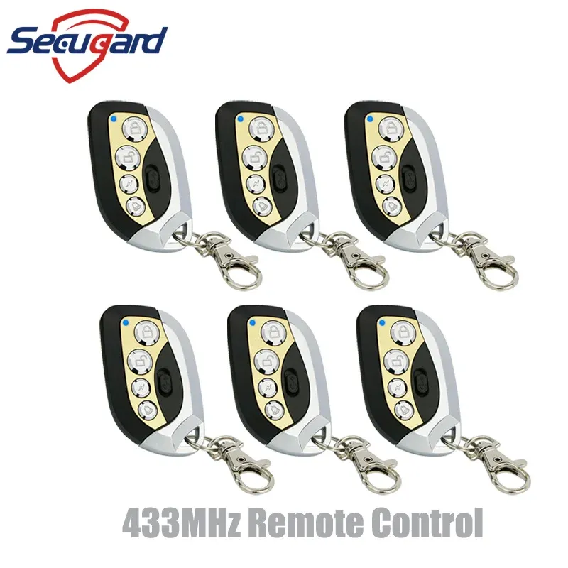 Controller 433MHz Remote Control Wireless Metal Key Remote Controller 4 Buttons Disarm ARM Alarm For Our Home Burglar Security Alarm System