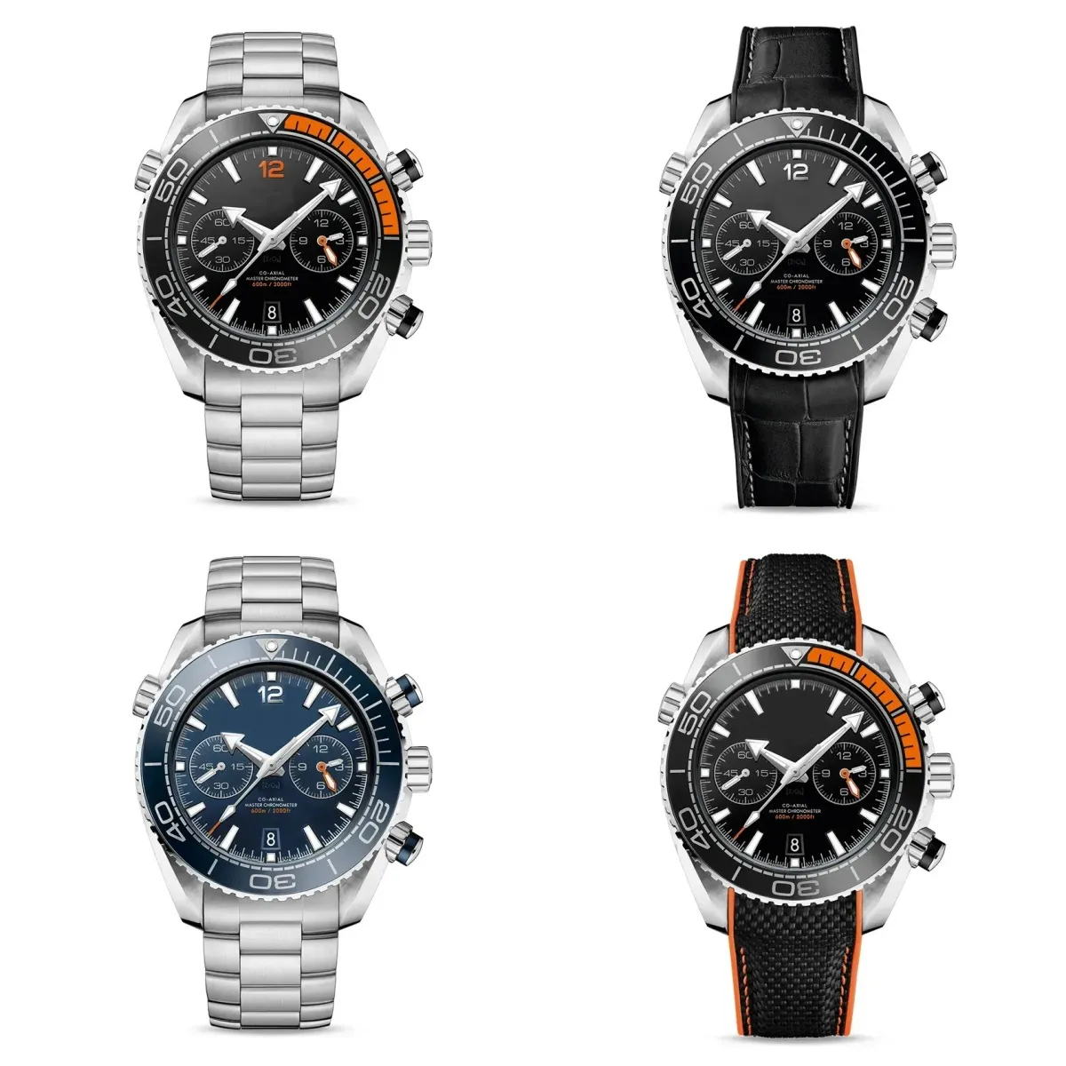 Designer Mens Watches - 44mm Dial Quartz Chronograph - Ocean Diver ...