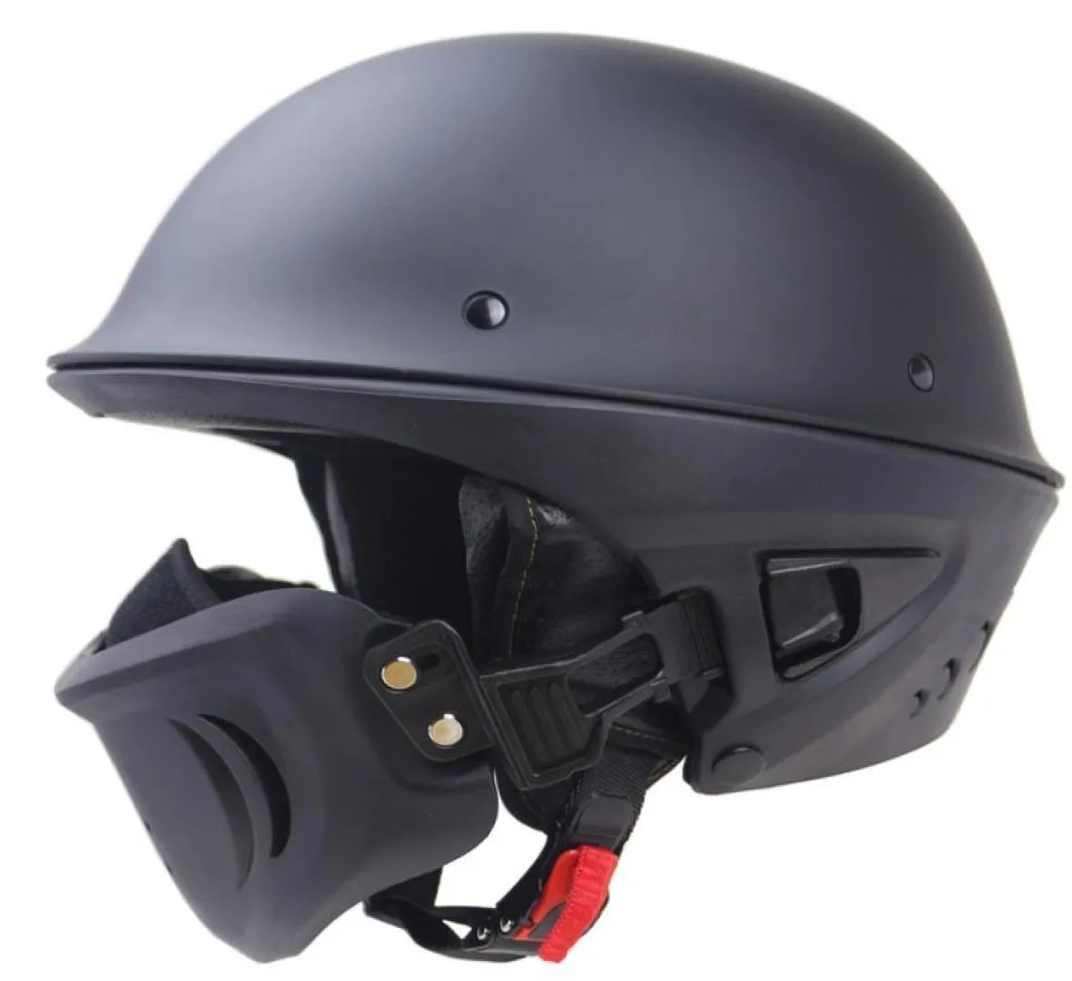 Casques de moto Style Rouge Casque Rouge Dot Multi fonction Open Face Motobike ZR666 pour les adultes9783144