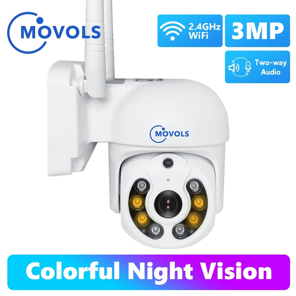 MATERIALE MOVOLS 3MP 5MP IP CAMERA IP Smart Tracciamento Smart Wireless Audio PTZ PTZ Waterproof Surveillance CCTV CAMERA DI SICUREZZA