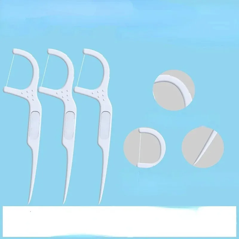 Dental Floss Flosser, diş çubukları çubuk diş temizleme interdental fırça diş ipi toplama ağız hijyeni bakımını seçer