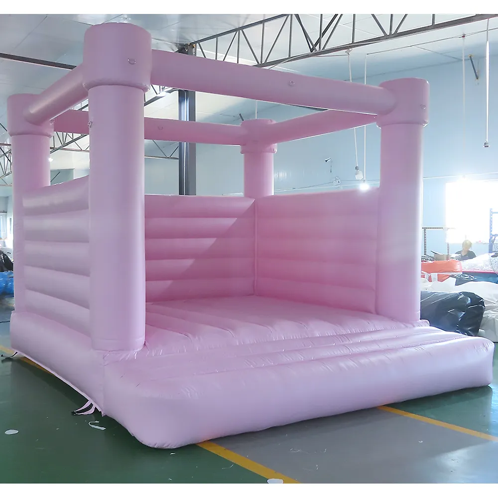 Ahorra a lo Grande en Compras al por Mayor de Castillo Hinchable De La Boda  Casa De Rebote Inflable Pink Pink 13x13ft Bouncer De Boda, Castillo De