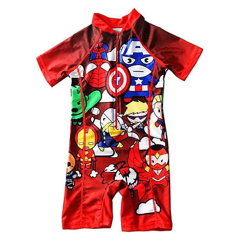 Swimwear Swimsuit Boy Cartoon Imprimé Swimwear 2022 Enfants en un morceau de baignade de plage Baby Baby Toddler Suite